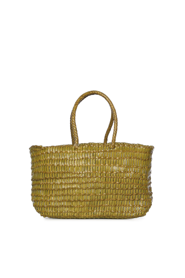 Dragon Diffusion Terrafino Leather Bag Tote - Bamboo Green