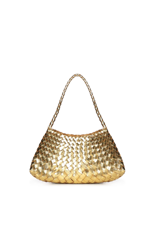 Dragon Diffusion Rosanna Leather Shoulder Bag - Gold