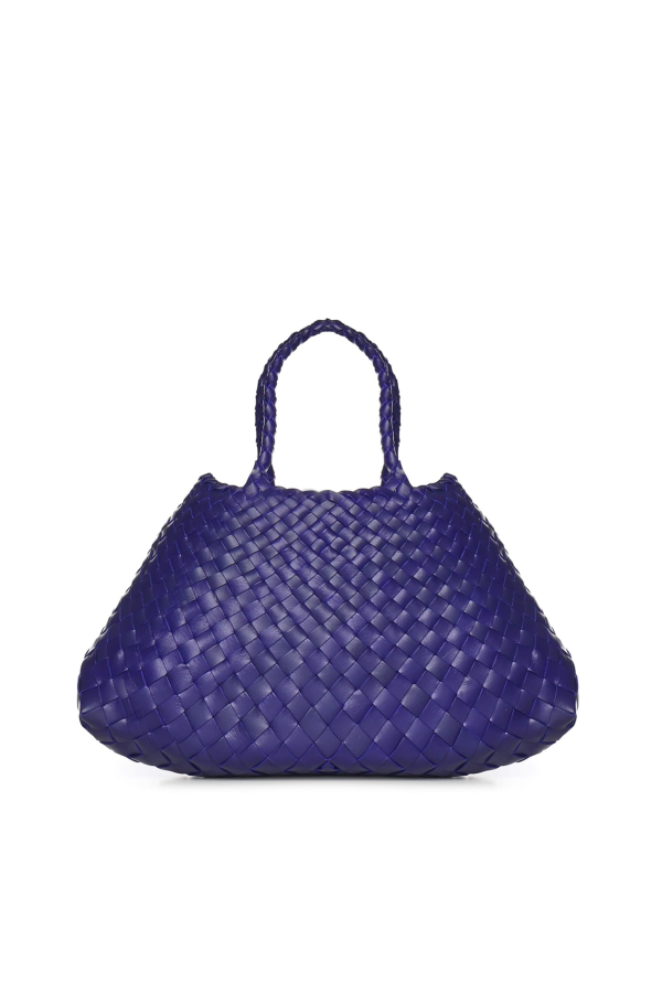 Dragon Diffusion Small Santa Croce Leather Tote - Deep Purple