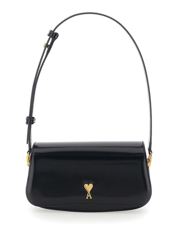 Ami Alexandre Mattiussi Paris Shoulder Bag - Black