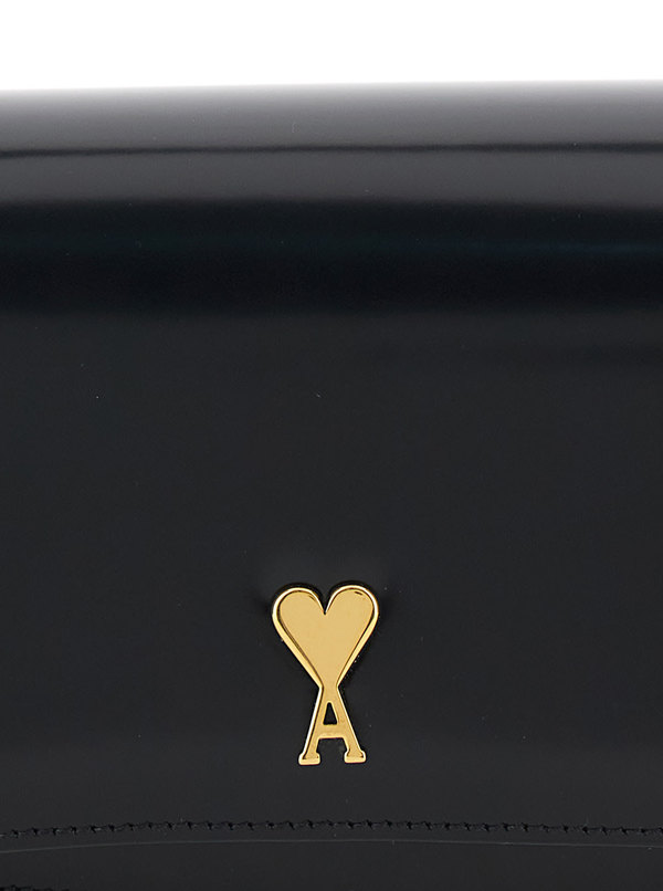 Ami Alexandre Mattiussi Paris Shoulder Bag - Black