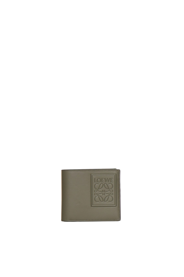 LOEWE Calfskin Bifold Wallet - Khaki Green