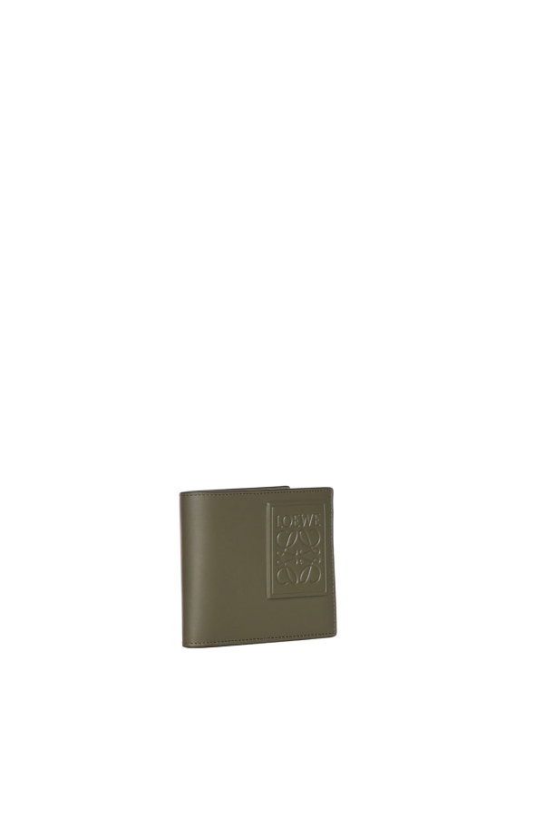 LOEWE Calfskin Bifold Wallet - Khaki Green