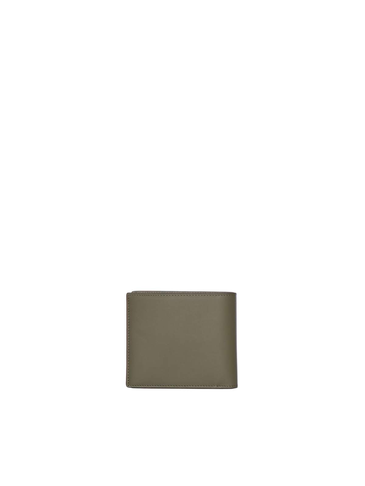 LOEWE Calfskin Bifold Wallet - Khaki Green - Image 3 of 4