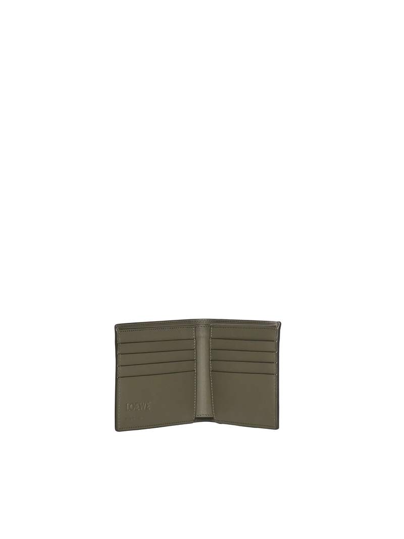 LOEWE Calfskin Bifold Wallet - Khaki Green