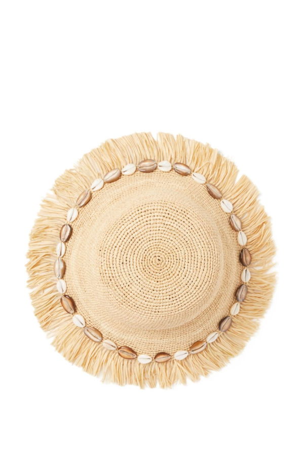 Alanui Chasing The Shadows Raffia Hat - Marrone Chiaro