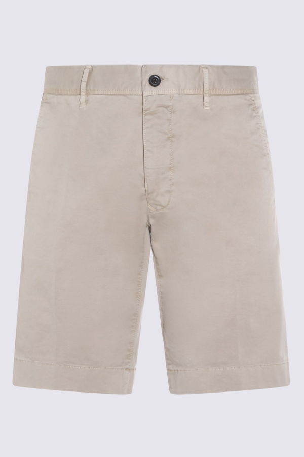 Incotex Cotton Shorts - Beige