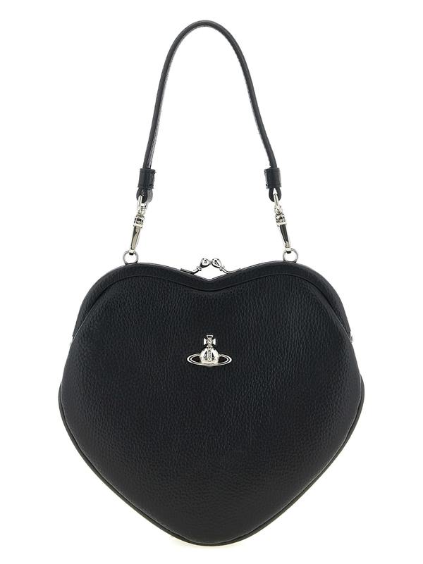 Vivienne Westwood Belle Heart Frame Handbag - Black