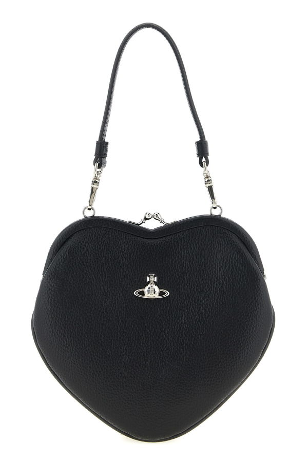 Vivienne Westwood Belle Heart Frame Handbag - Black