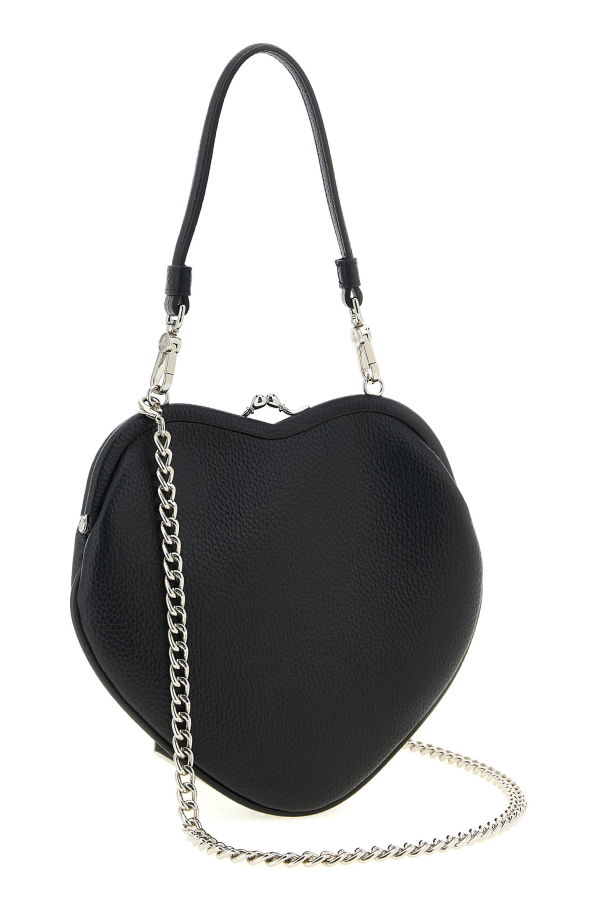 Vivienne Westwood Belle Heart Frame Handbag - Black