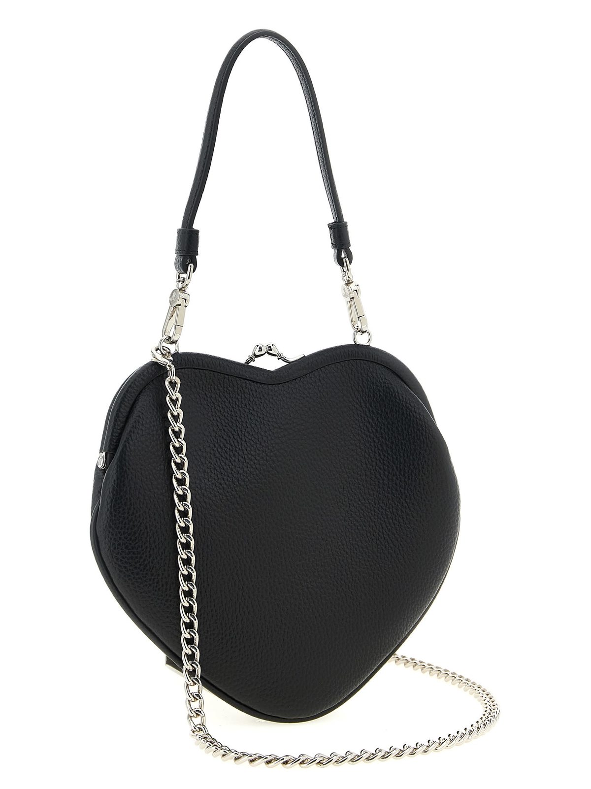 Vivienne Westwood Belle Heart Frame Handbag - Black - Image 2 of 4