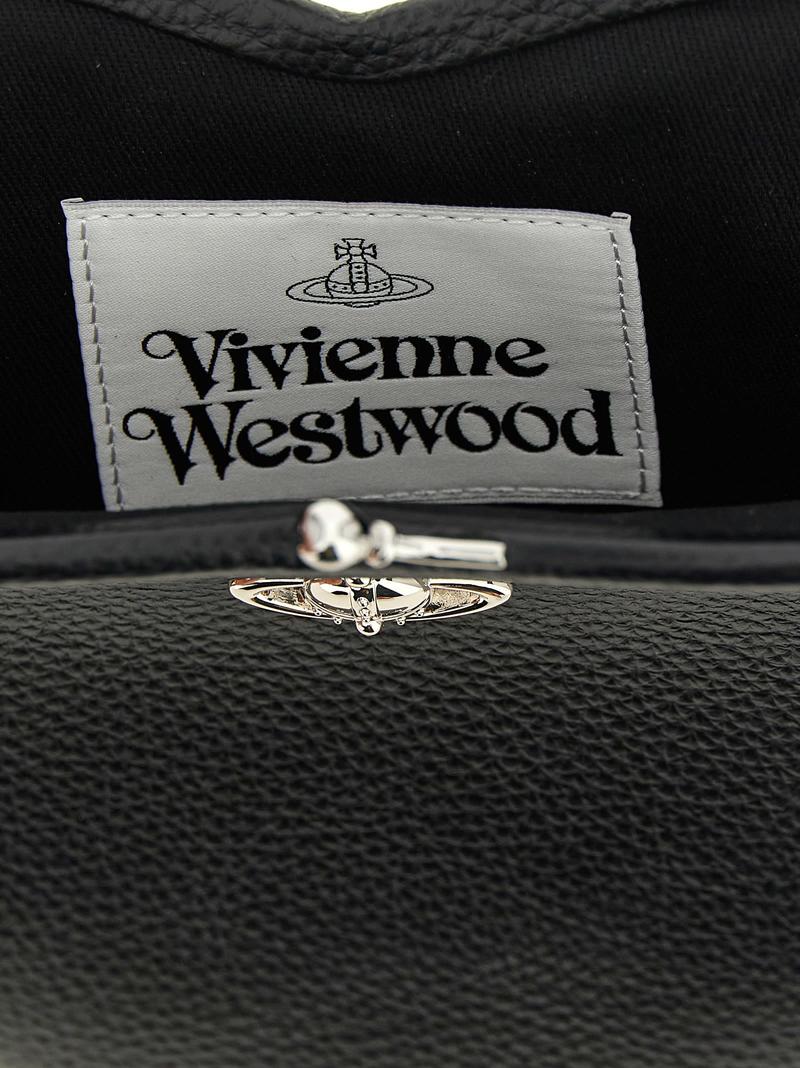 Vivienne Westwood Belle Heart Frame Handbag - Black