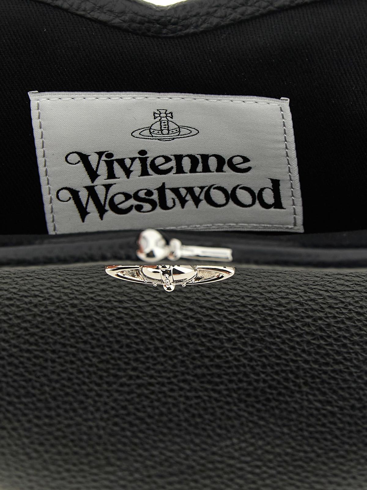 Vivienne Westwood Belle Heart Frame Handbag - Black - Image 4 of 4