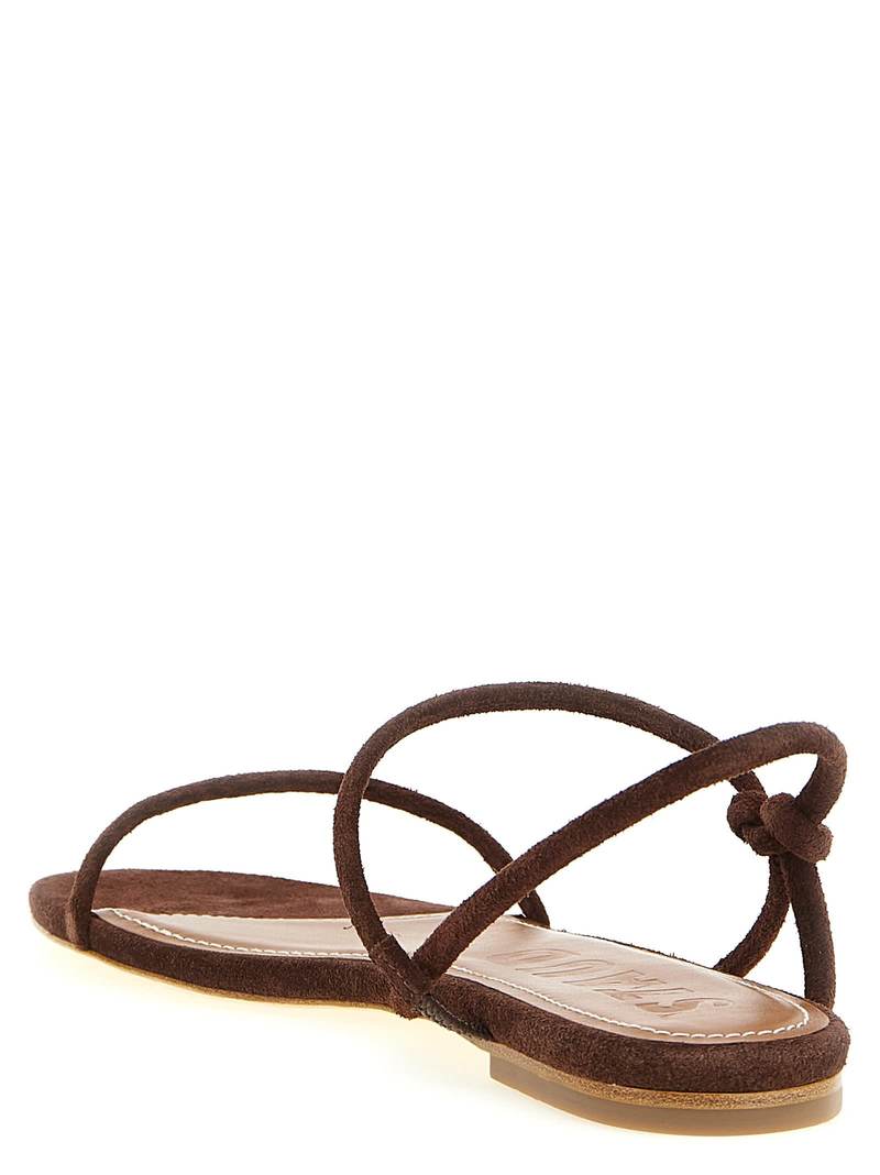 Staud Laurel Sandals - Brown