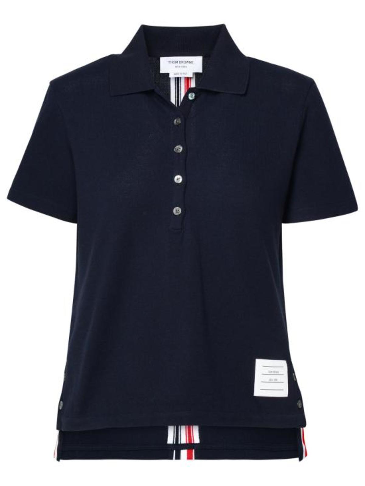 thom browne Polo Shirt - Navy - Image 1 of 3