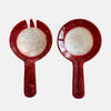 Studio Noticed Mixing Hands Salad Servers - Burgundy - Thumbnail 1