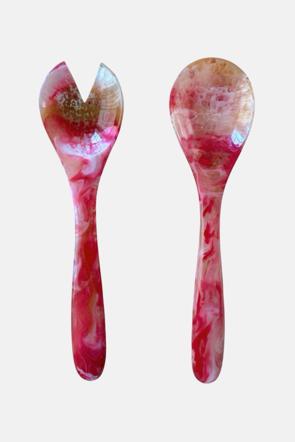 Studio Noticed Pink Salad Servers