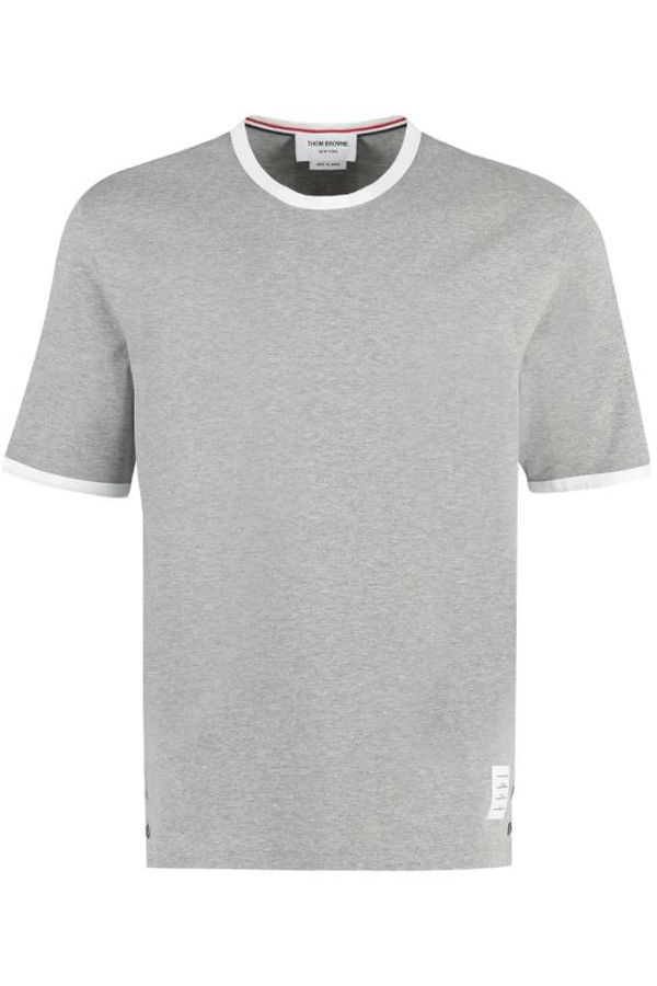 thom browne MJS083A00042055 T-Shirt - Light Gray