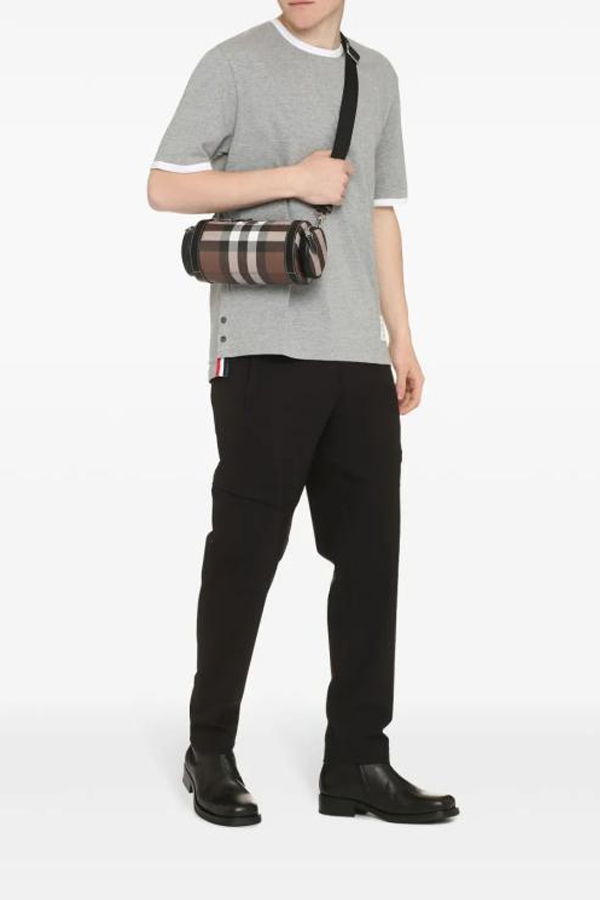 thom browne MJS083A00042055 T-Shirt - Light Gray
