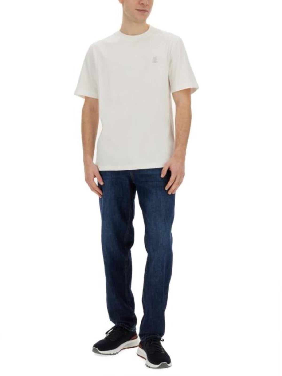 Brunello Cucinelli Cotton Jersey Crewneck T-Shirt - Image 2 of 4