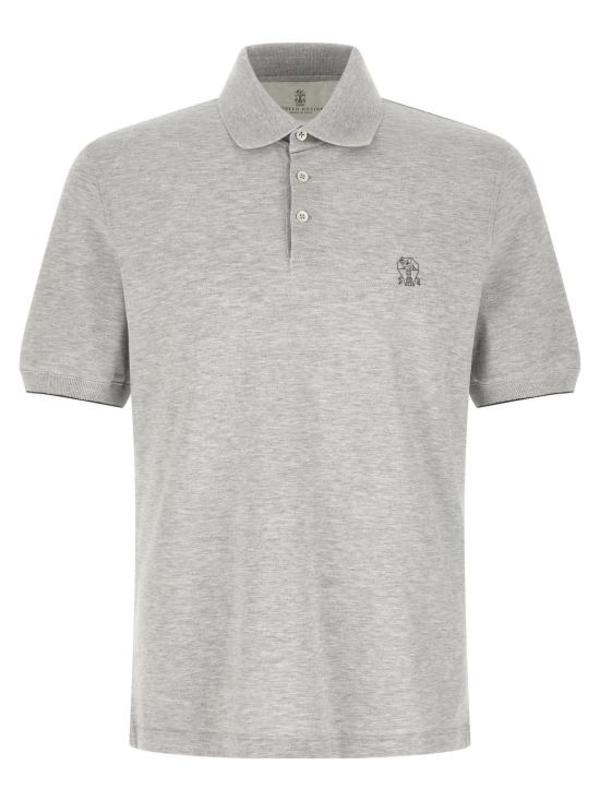 Brunello Cucinelli Polo Shirt - Light Grey