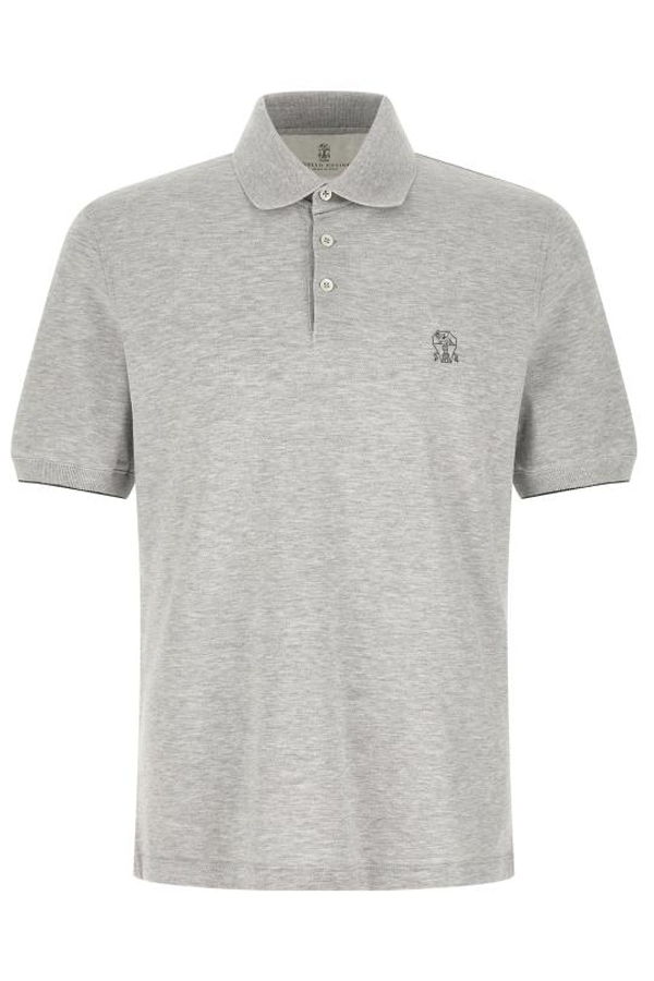 Brunello Cucinelli Polo Shirt - Light Grey