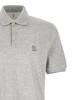Brunello Cucinelli Polo Shirt - Light Grey - Thumbnail 3