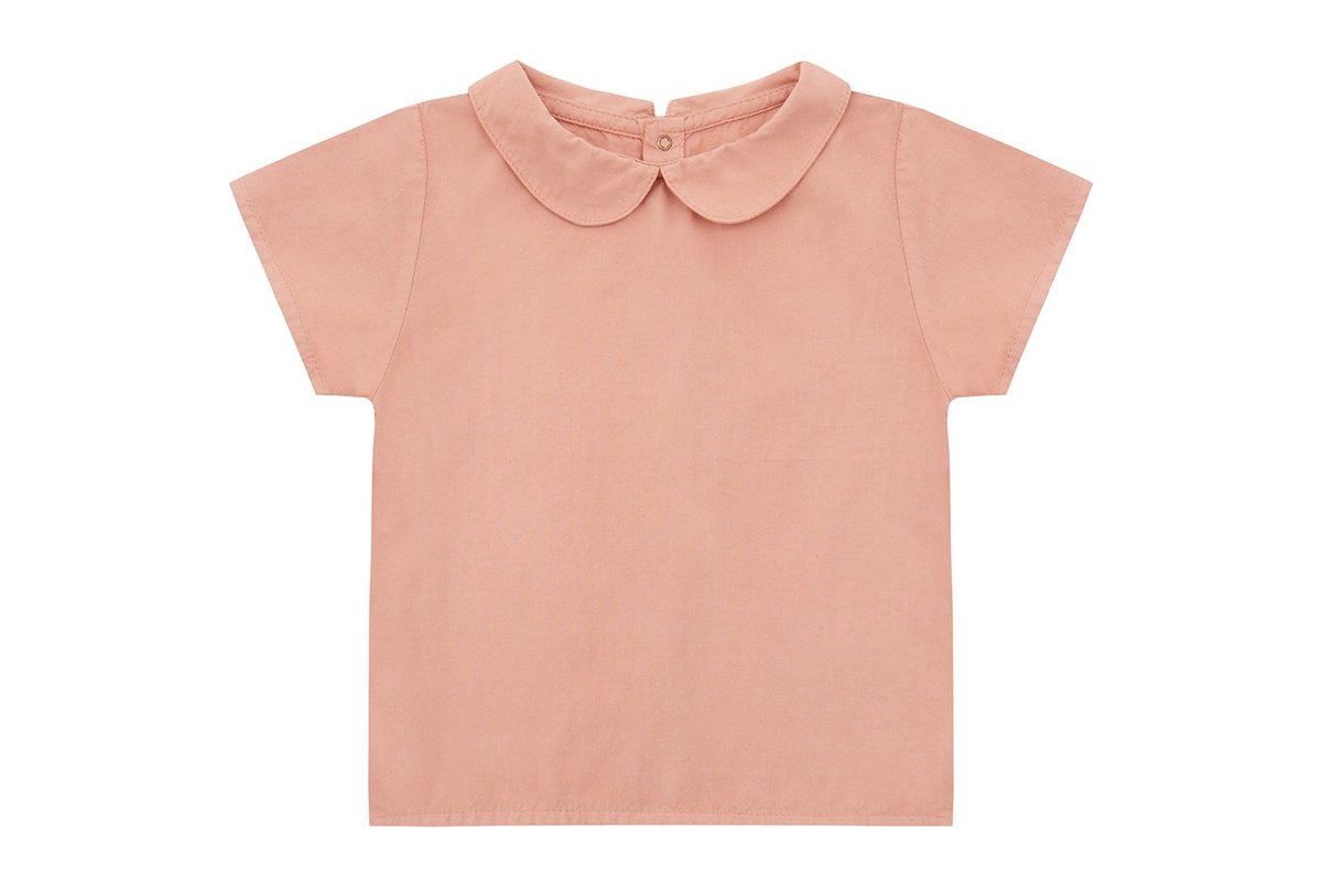 KIDS Vild House of Little Organic Cotton Woven Collared Shirt - Image 1 of 5
