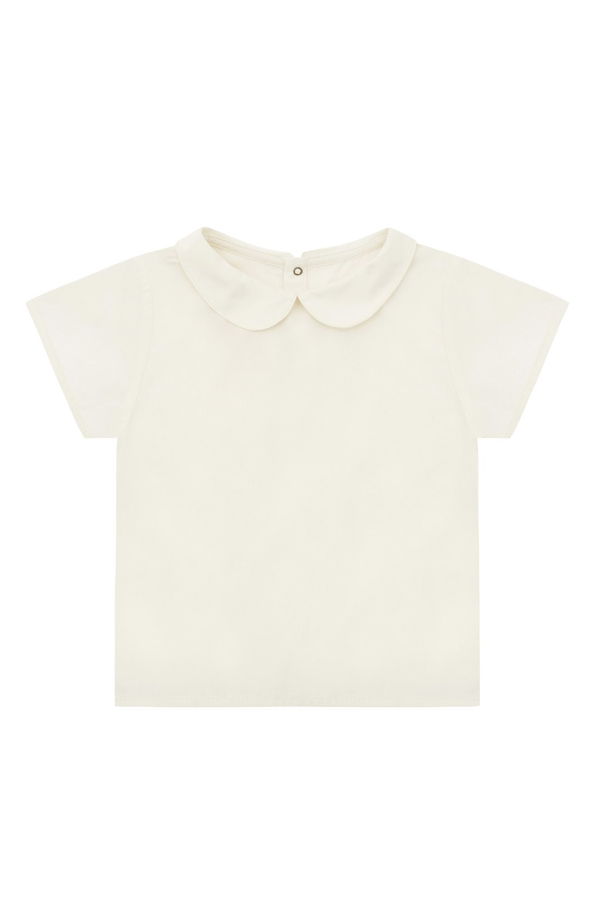 KIDS Vild House of Little Organic Cotton Woven Collared Shirt