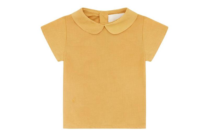 KIDS Vild House of Little Organic Cotton Woven Collared Shirt