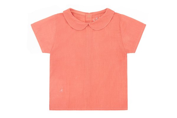 KIDS Vild House of Little Organic Cotton Woven Collared Shirt