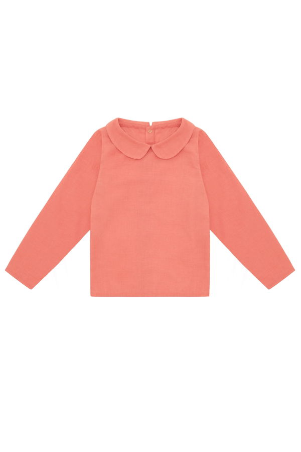 KIDS Vild House of Little Organic Woven Collared Shirt