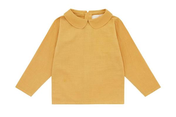 KIDS Vild House of Little Organic Woven Collared Shirt