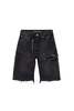 ALEXANDER WANG Zip Mid-Rise Carpenter Shorts - Vintage Black - Thumbnail 1