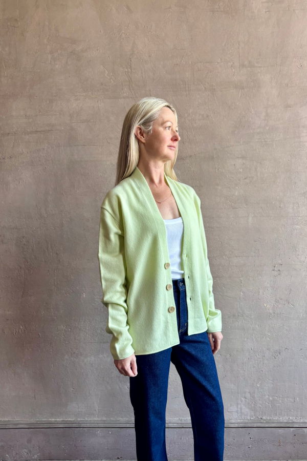 Guest in Residence Everywhere Cardigan - Limewash