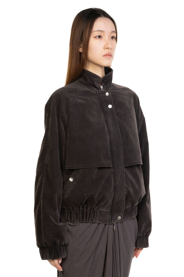 Oude Waag Washed Velvet Structured Jacket