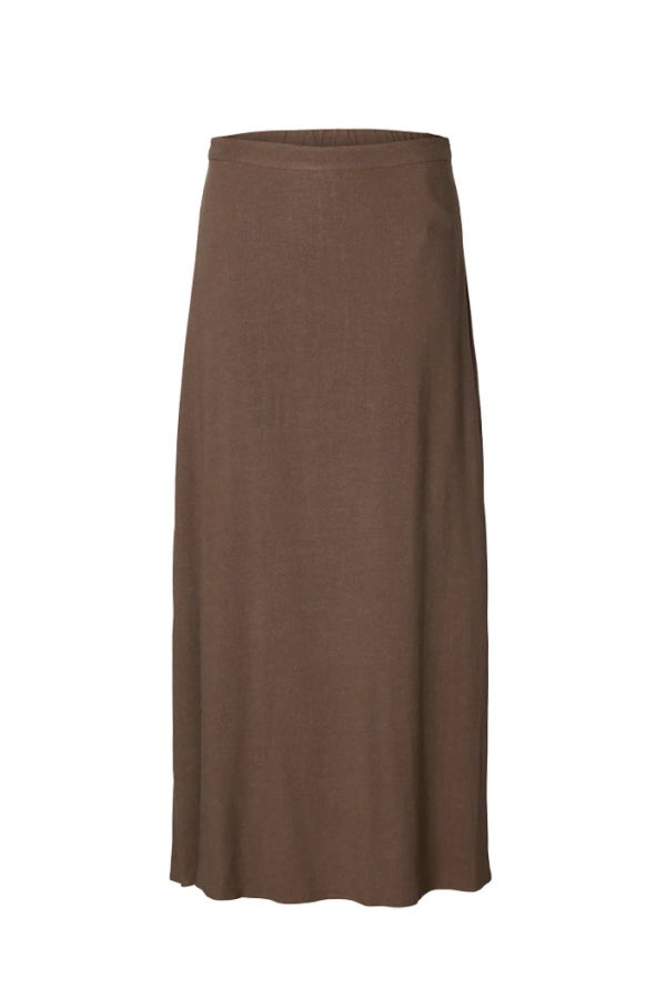 Selected Viva Linen Blend Skirt