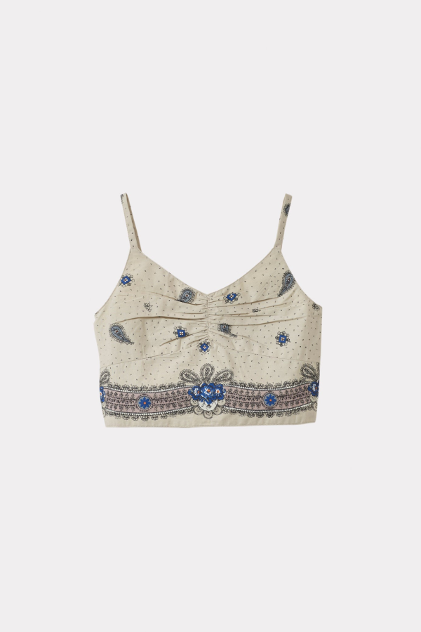 KIDS Caramel Ria Girl's Cotton Crop Top