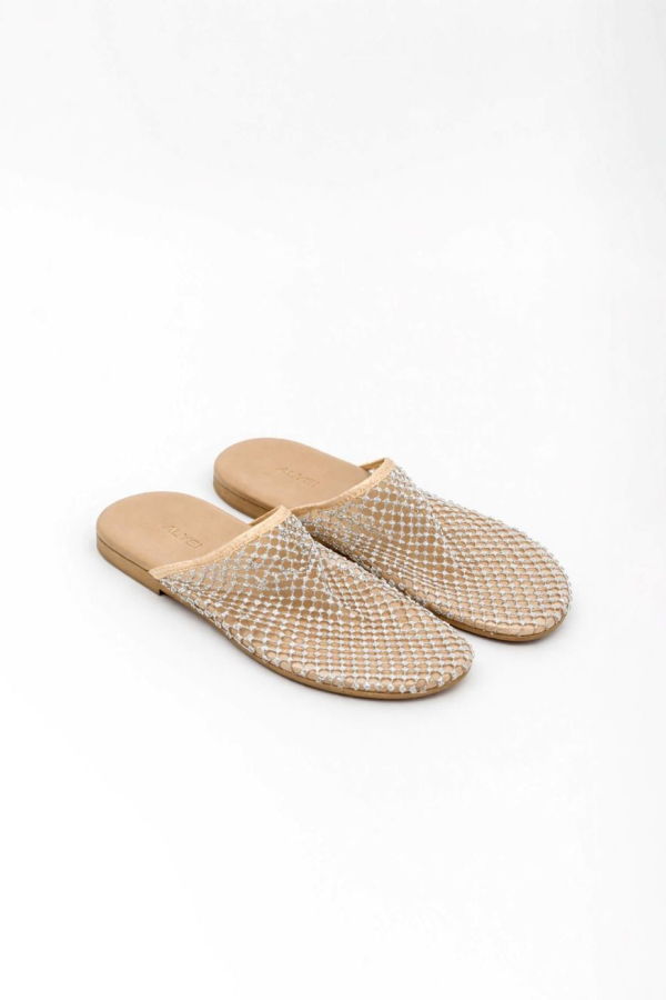 Alysi Mule Shoes With Rhinestones