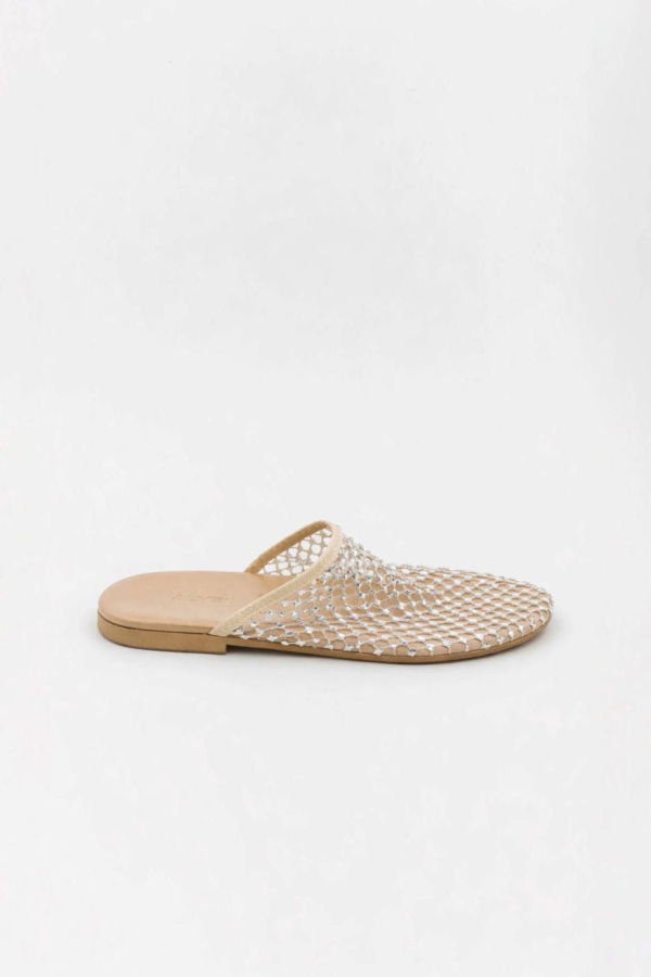 Alysi Mule Shoes With Rhinestones