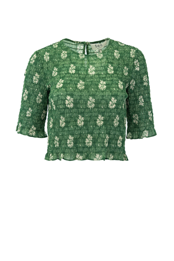Sea NY Gloria Print Top - Green