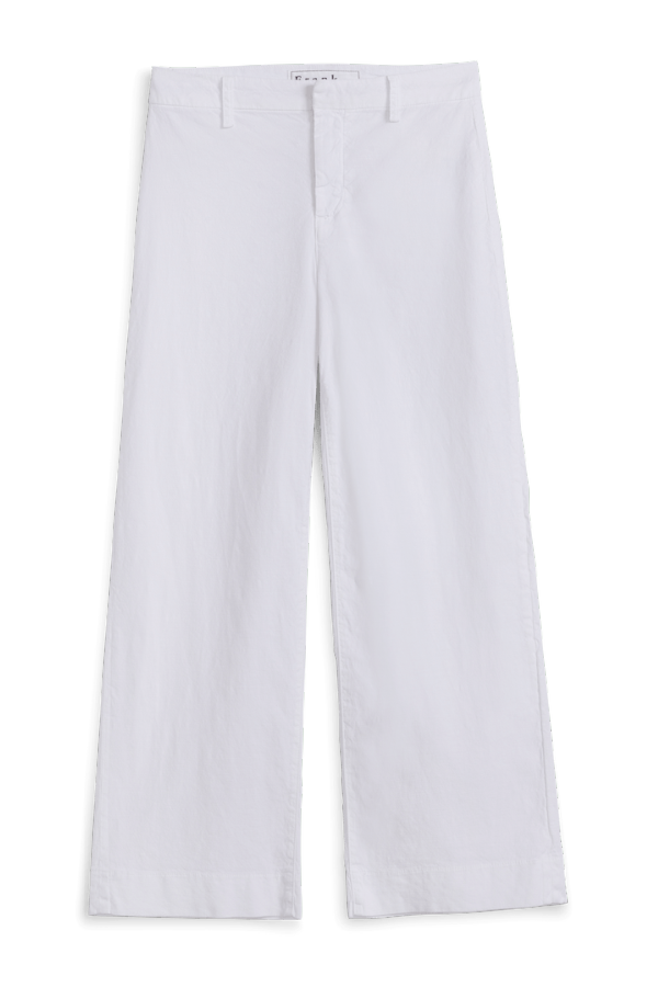 Frank & Eileen West Village Trousers - White Performance Linen