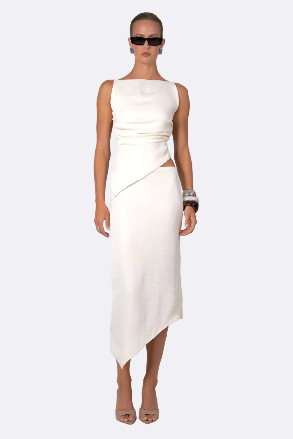 Nonchalant Label Belinda Skirt - Vanilla