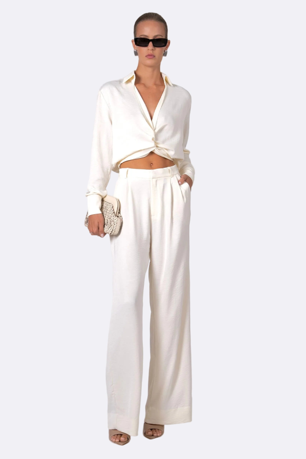 Nonchalant Label Ellis Pant - Vanilla