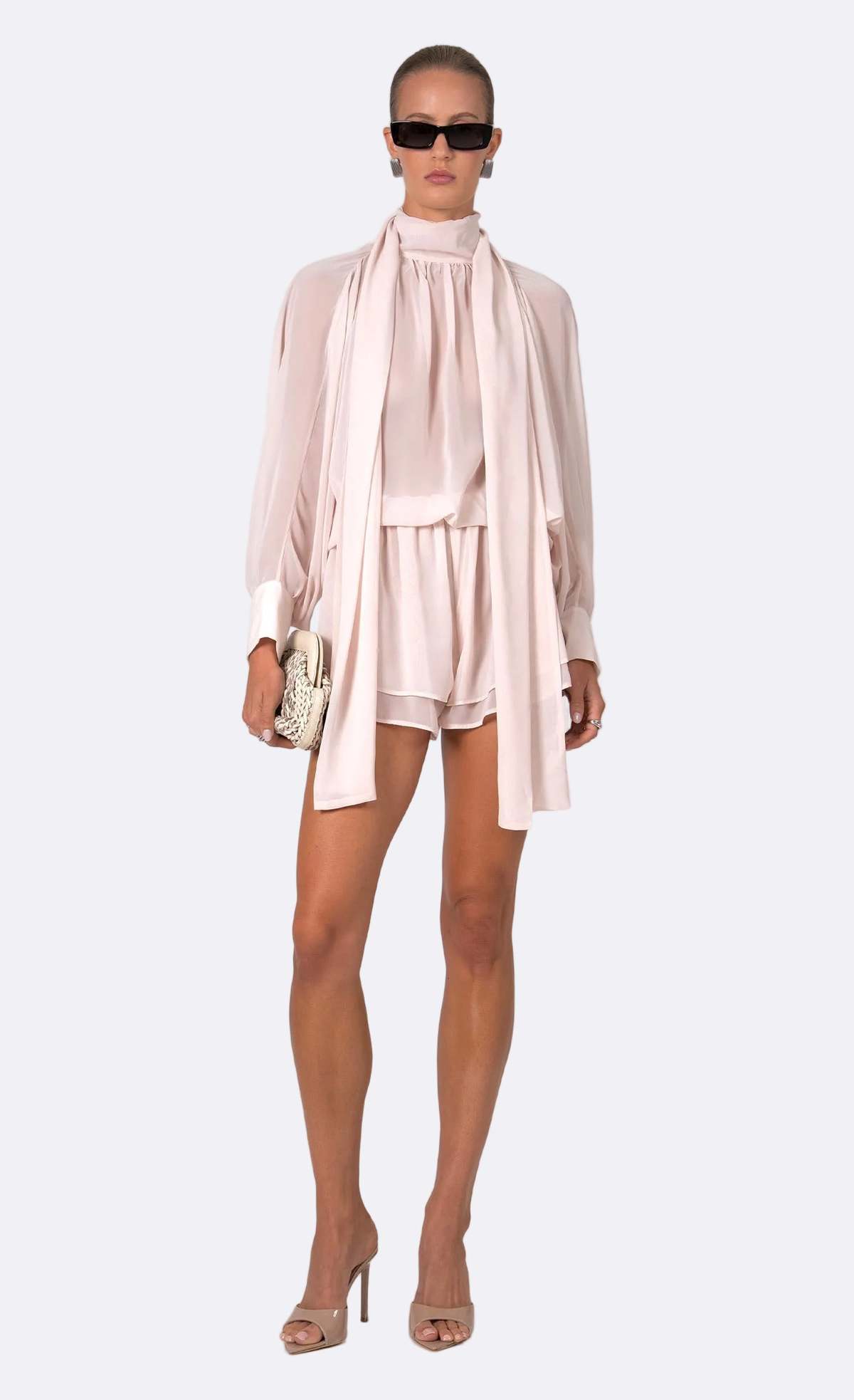 Nonchalant Label Rowan Romper - Light Pink - Image 2 of 4