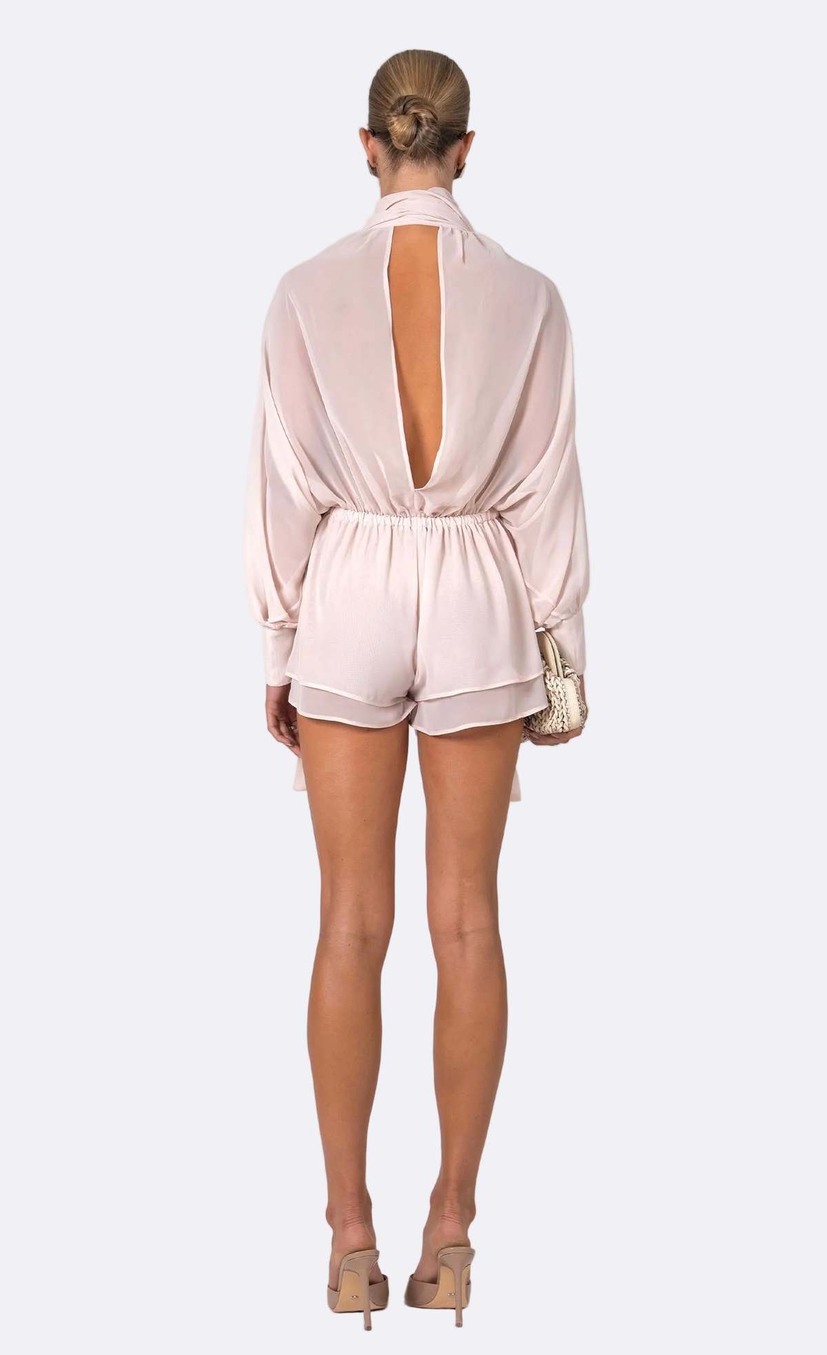 Nonchalant Label Rowan Romper - Light Pink - Image 3 of 4