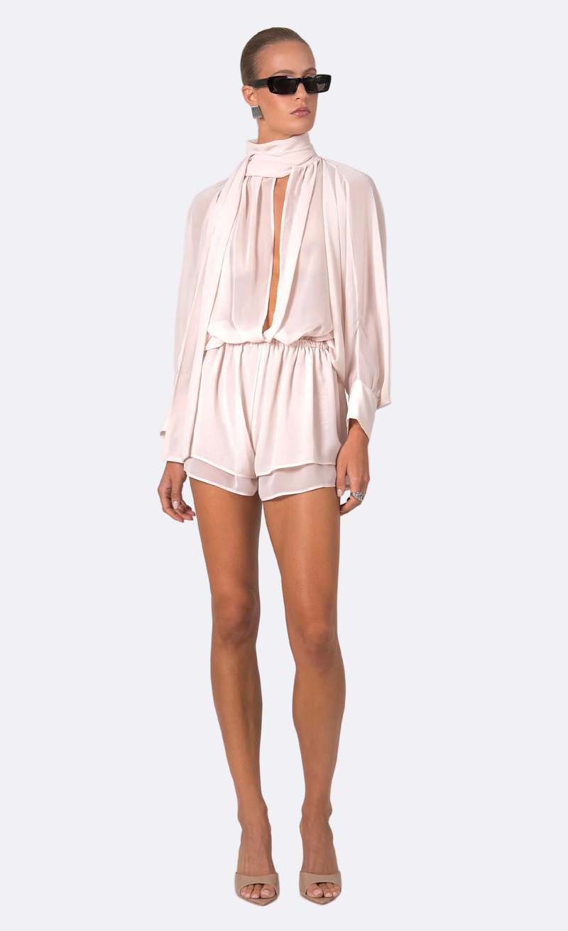 Nonchalant Label Rowan Romper - Light Pink
