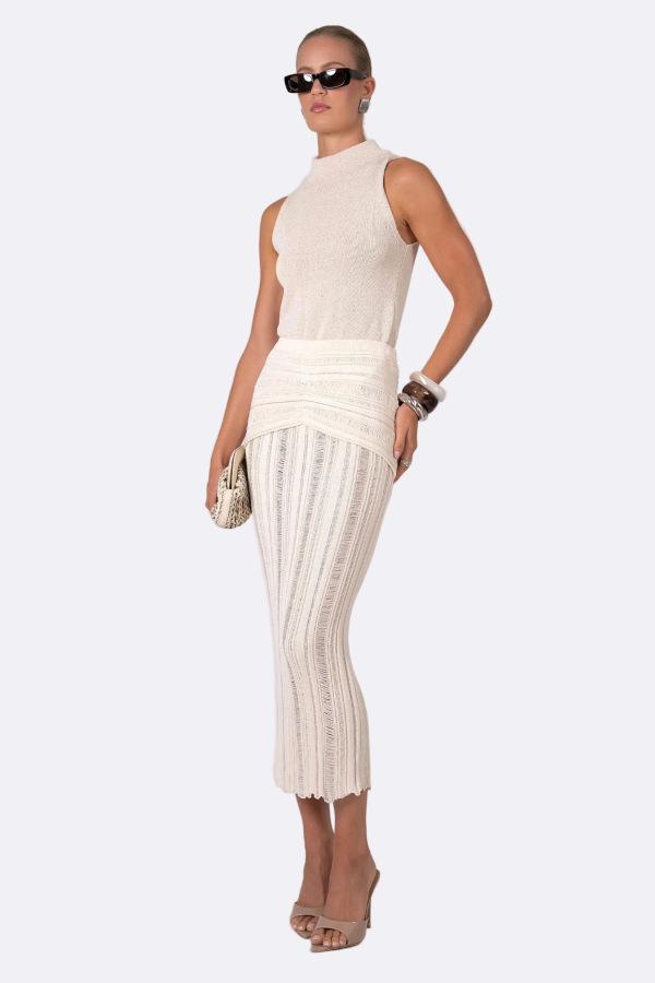 Nonchalant Label Violette Skirt - Beige