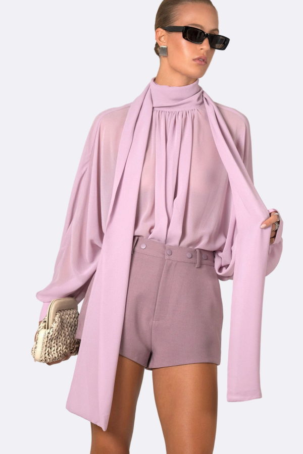 Nonchalant Label Zehra Shorts - Lilac