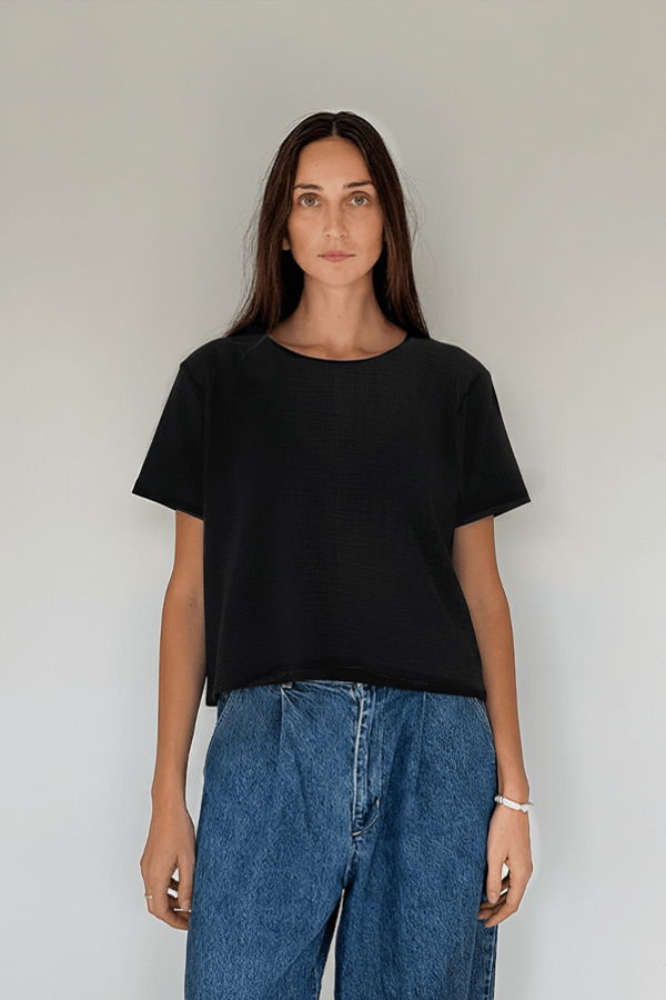 Honest Cotton Perfect T Top - Black